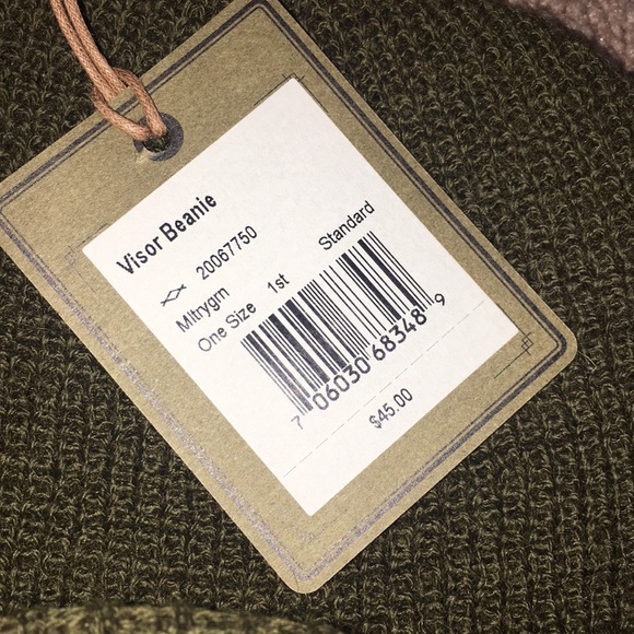 filson visor beanie